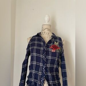 Buffalo David Bitton Blue Plaid Shirt